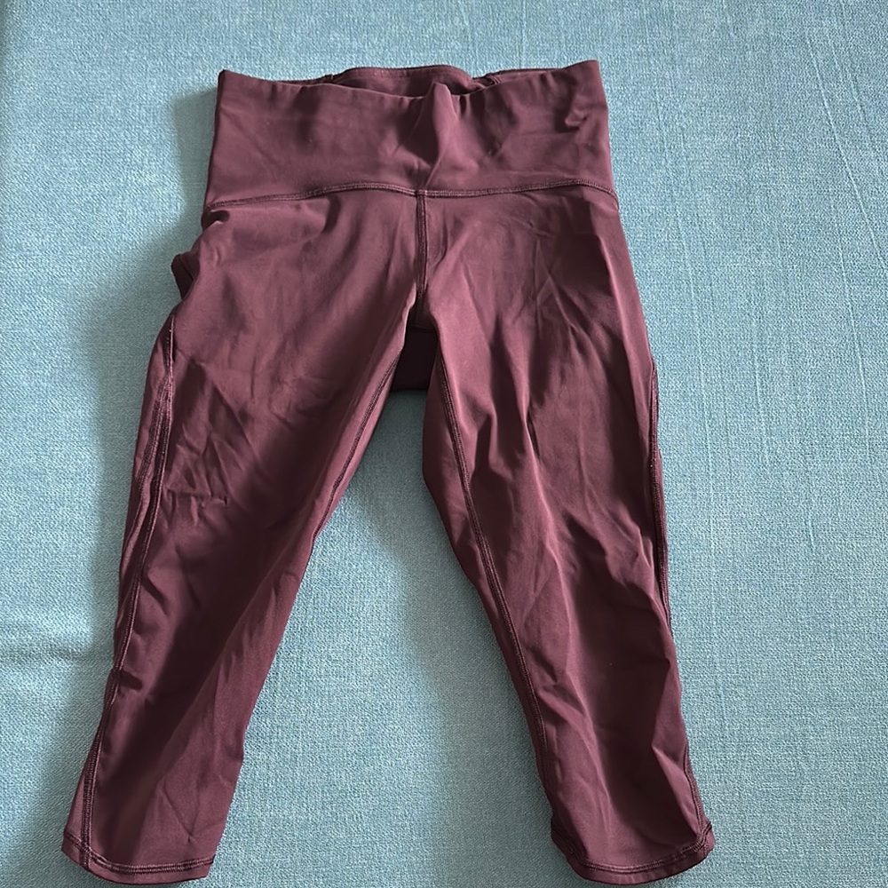 Lululemon Athletica purple Leggings High-Waisted Stretchy